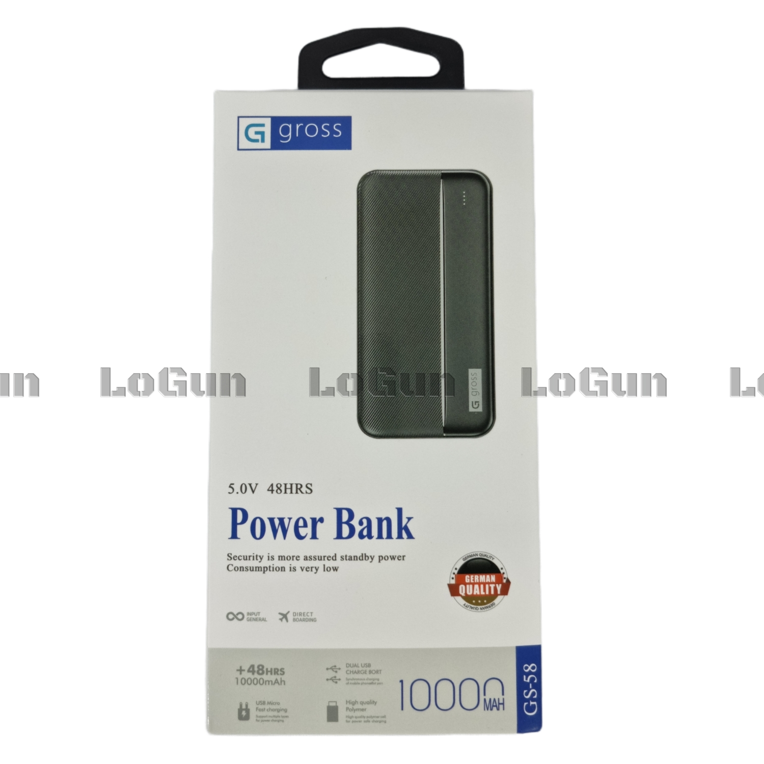 Powerbank GROSS GS-58 10.000mah - LoGun