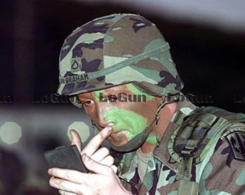 Военный грим для лица с зеркалом 001 — изображение 2